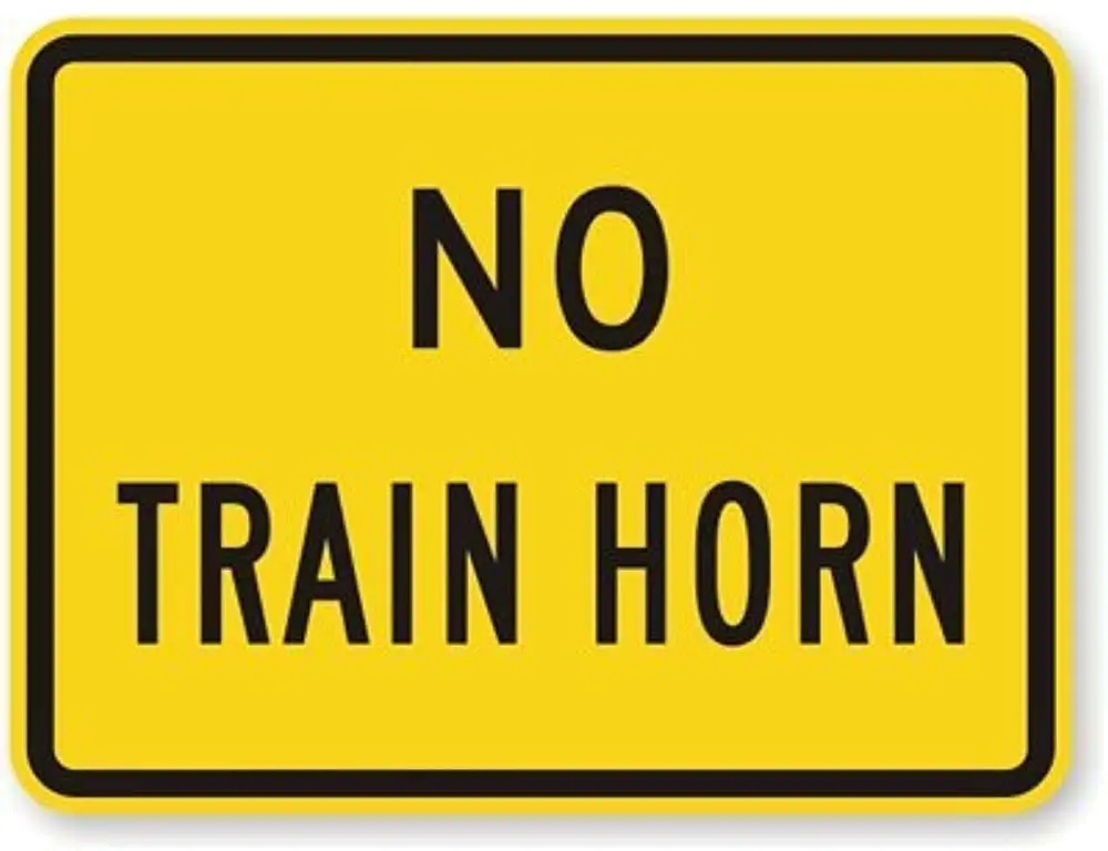 Jesiceny New Road Sign No Train Horn Sign Aluminum Metal Tin Sign Street Sign 8x12 INCH
Jesiceny New Road Sign No Train Horn Sign Aluminum Metal Tin Sign Street Sign 8x12 INCH