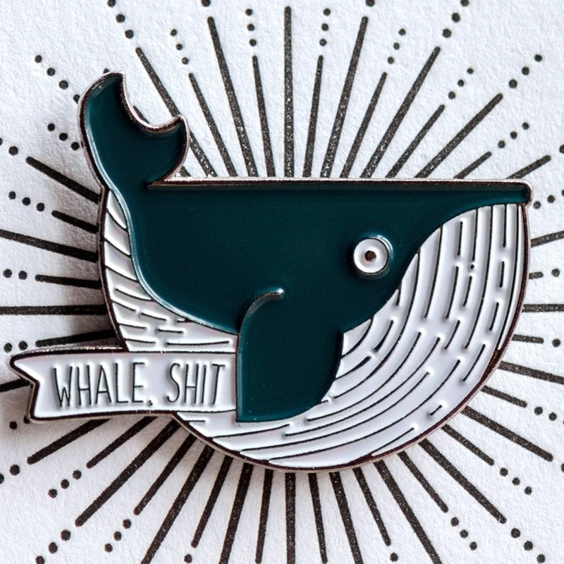 Ins Creativity Cute Cartoon Whale Badge Enamel Brooch Backpack Lapel Jacket Pin Student Child Cosplay Party Brooch Accessories
Ins Creativity Cute Cartoon Whale Badge Enamel Brooch Backpack Lapel Jacket Pin Student Child Cosplay Party Brooch Accessories