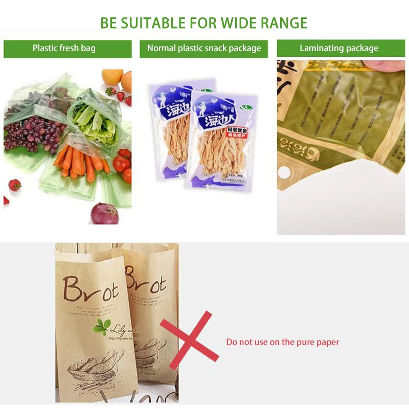 Portable Sealing Machine Heat Bag Plastic Food Snacks Bag Food Packaging Kitchen Storage Bag Clips Kitchen Accessories Storage
Portable Sealing Machine Heat Bag Plastic Food Snacks Bag Food Packaging Kitchen Storage Bag Clips Kitchen Accessories Storage