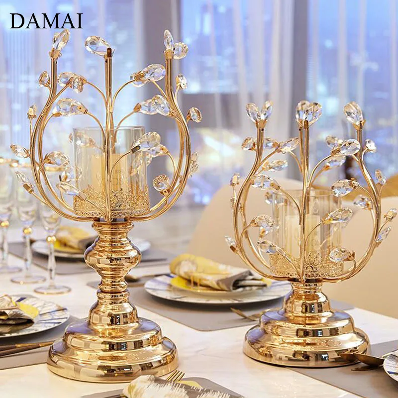 Nordic Retro Candle Holder Crystal Branches Decor Candelabra Plating Alloy Candle Holders Wedding Decoration Table Centerpieces
Nordic Retro Candle Holder Crystal Branches Decor Candelabra Plating Alloy Candle Holders Wedding Decoration Table Centerpieces