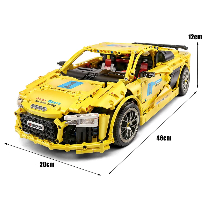 Mould King 13127 Car Compatible MOC-4463 Audis R8 V10 Second Generation Car Model Building Blocks Kids Christmas Toy Gift
Mould King 13127 Car Compatible MOC-4463 Audis R8 V10 Second Generation Car Model Building Blocks Kids Christmas Toy Gift