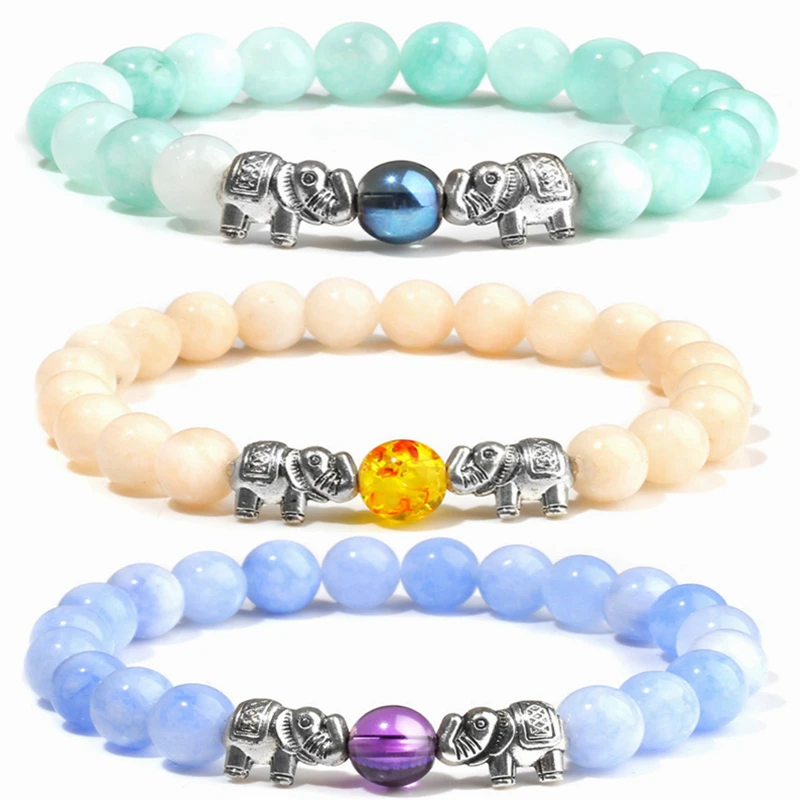 Women jades beads bracelet metal elephant charm bracelet female autumn lucky red blue Chalcedony bracelets jewelry wholesale
Women jades beads bracelet metal elephant charm bracelet female autumn lucky red blue Chalcedony bracelets jewelry wholesale