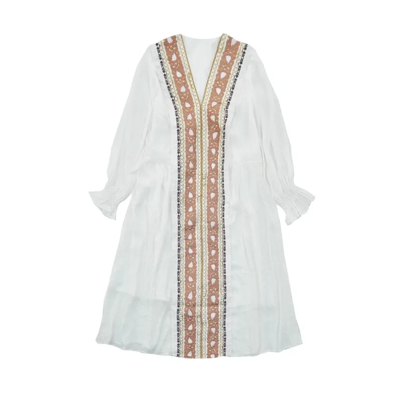Elegant Pastel Vestidos Embroidery Trendy Vestido Harajuku Vacation Robe Pull Long Sleeve Retro Casual Ropa Mujer Long Dress 
Elegant Pastel Vestidos Embroidery Trendy Vestido Harajuku Vacation Robe Pull Long Sleeve Retro Casual Ropa Mujer Long Dress