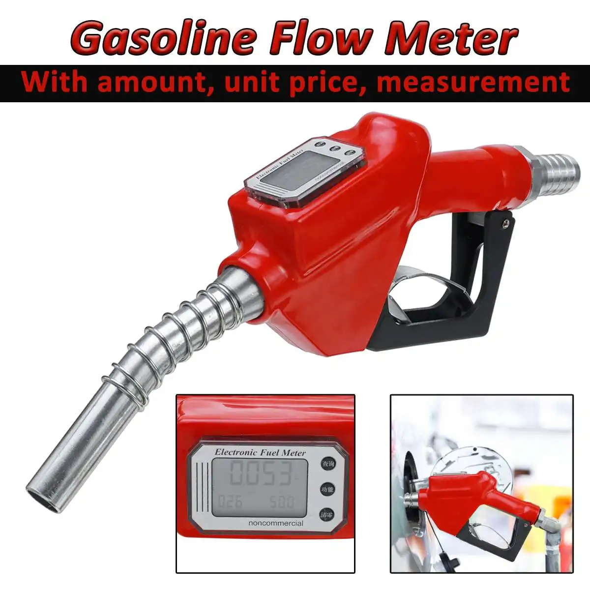 Turbine Flow Meter Sensor Flowmeter Flow Indicator Counter Fuel Gauge Flow Device Gasoline Diesel Petrol Oil water Refueling Gun
Turbine Flow Meter Sensor Flowmeter Flow Indicator Counter Fuel Gauge Flow Device Gasoline Diesel Petrol Oil water Refueling Gun