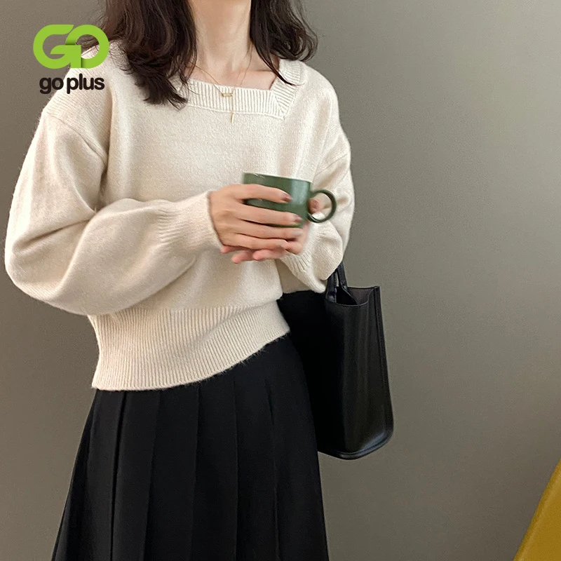GOPLUS Sweater Tops Long Sleeve Women Korean Fashion Pullover Vintage Knit Jumper Autumn Oversized Sweater Truien Dames C11700
GOPLUS Sweater Tops Long Sleeve Women Korean Fashion Pullover Vintage Knit Jumper Autumn Oversized Sweater Truien Dames C11700