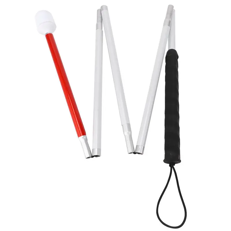 Aluminum Folding Cane 4-Sec Folding Cane with Rolling Tip for Blind Walking Stick
Aluminum Folding Cane 4-Sec Folding Cane with Rolling Tip for Blind Walking Stick