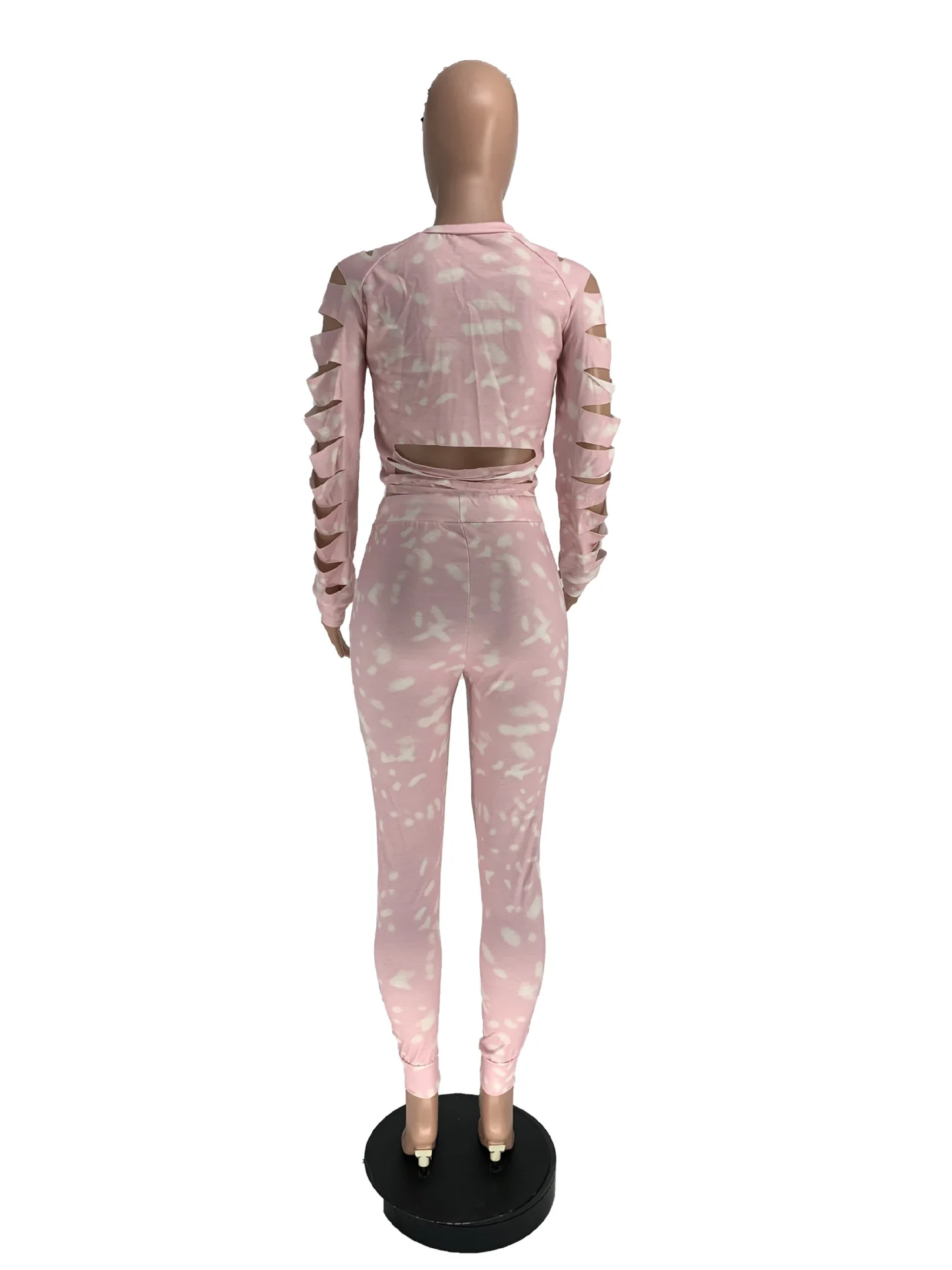 HAOOHU Women Hole Hollow Out Tie Dye Print Long Sleeve Tops Jogger Pant Suit Active Wear Tracksuit Two Piece Set Fitness Outfit
HAOOHU Women Hole Hollow Out Tie Dye Print Long Sleeve Tops Jogger Pant Suit Active Wear Tracksuit Two Piece Set Fitness Outfit
