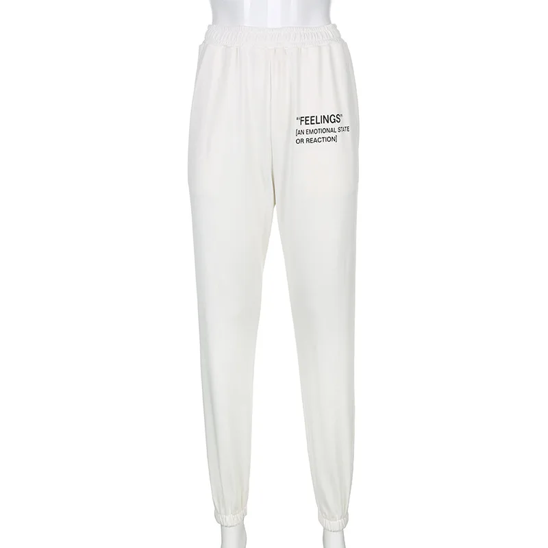 Cool Women Letter Printed High Waist Loose Sweatpants Casual Gymnastic Pants for Women Casual Track Trousers Cotton Harem Pants
Cool Women Letter Printed High Waist Loose Sweatpants Casual Gymnastic Pants for Women Casual Track Trousers Cotton Harem Pants