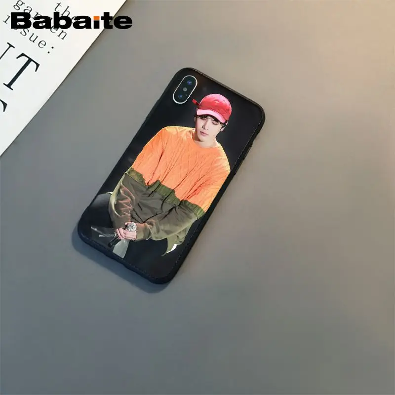 GOT7 Джексон Ван на руку люксовый уникальный дизайн ч экран для iPhone 8 7 6 6S Plus 5 5S SE 11