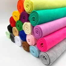 Soft Felt Fabric Non-woven Felt Fabric Sheet Patchwork DIY Sewing Dolls Crafts Accessories Material 1.4mm Thick