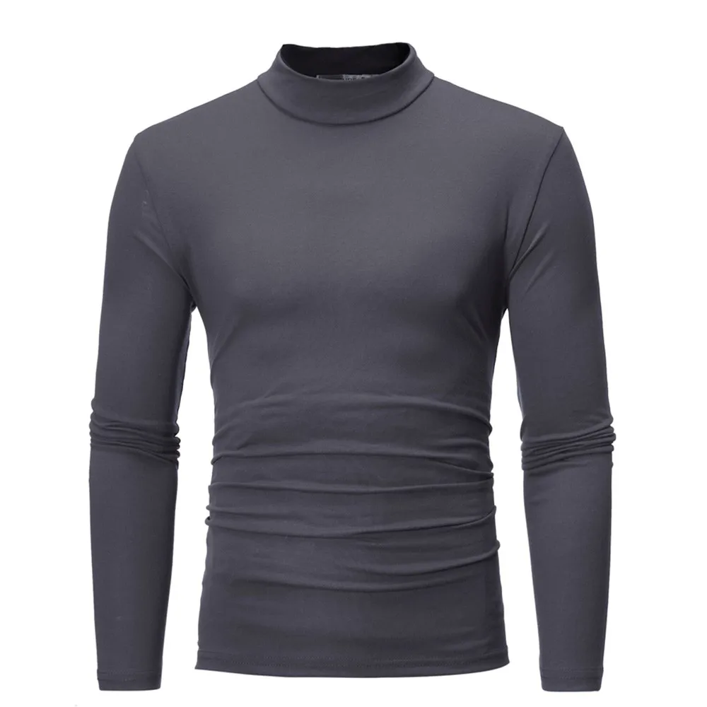 Winter Warm Men Mock Neck Basic Plain T-shirt Blouse Pullover Long Sleeve Top Thermal Underwear For Men Thermal Underwear
Winter Warm Men Mock Neck Basic Plain T-shirt Blouse Pullover Long Sleeve Top Thermal Underwear For Men Thermal Underwear