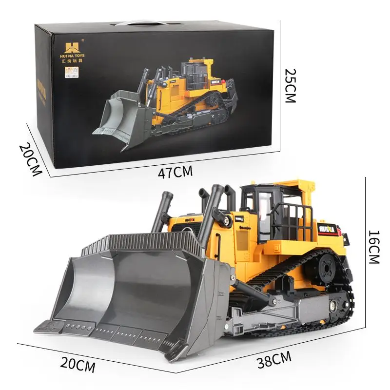 HUINA 1569 1:16 Remote Control Truck 8CH RC Bulldozer Machine on Control Car Toys for Boys Hobby Engineering New Christmas Gifts
HUINA 1569 1:16 Remote Control Truck 8CH RC Bulldozer Machine on Control Car Toys for Boys Hobby Engineering New Christmas Gifts