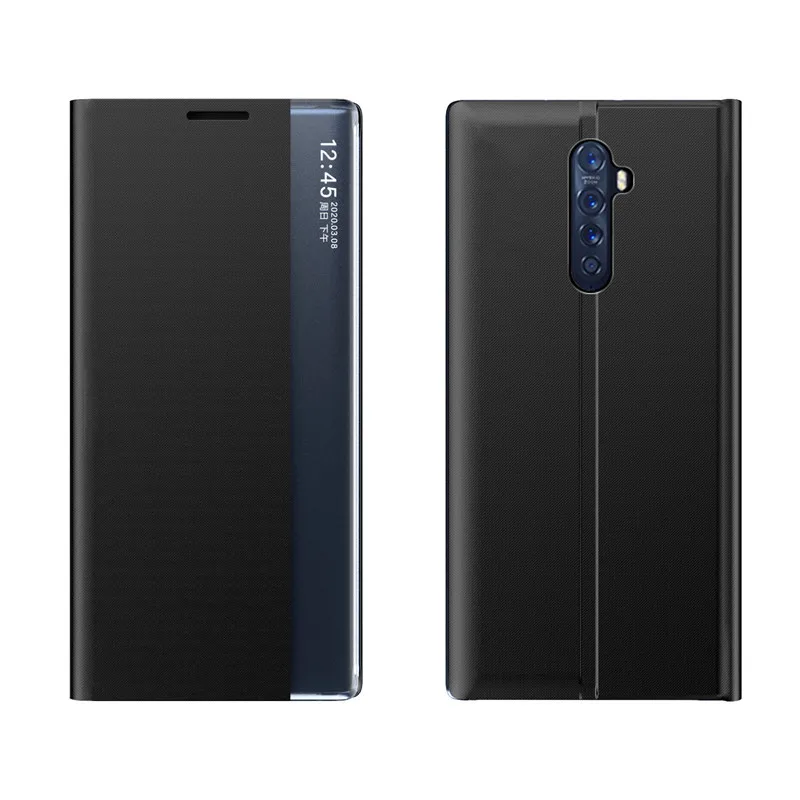 Магнитный кожаный чехол для OPPO A9 2020 A5 с умным окном Reno 2 Z F 2F 2Z чехол|Бамперы| |
