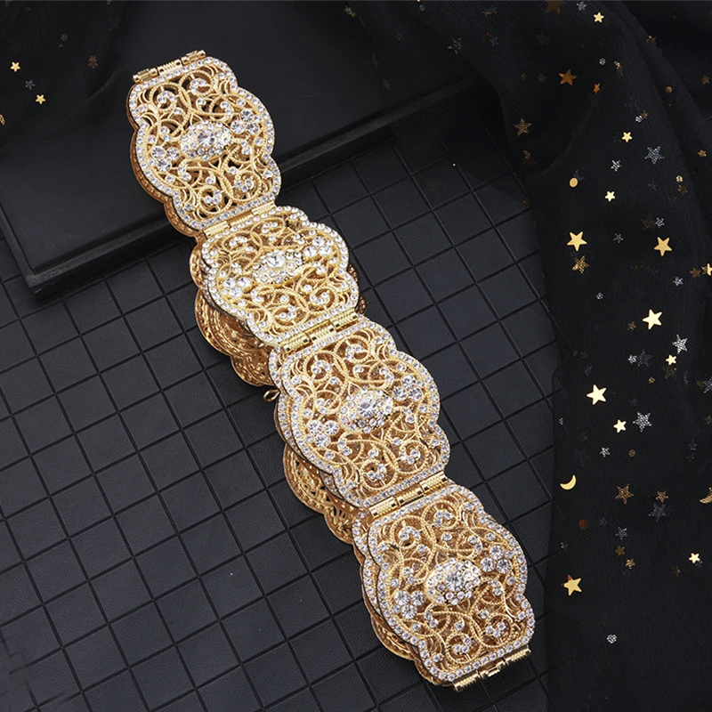 Free Shipment of Moroccan Gown Wedding Gold Silver Metal Belt for Women with Crystal Waist Chinese Body Jewelry
Free Shipment of Moroccan Gown Wedding Gold Silver Metal Belt for Women with Crystal Waist Chinese Body Jewelry