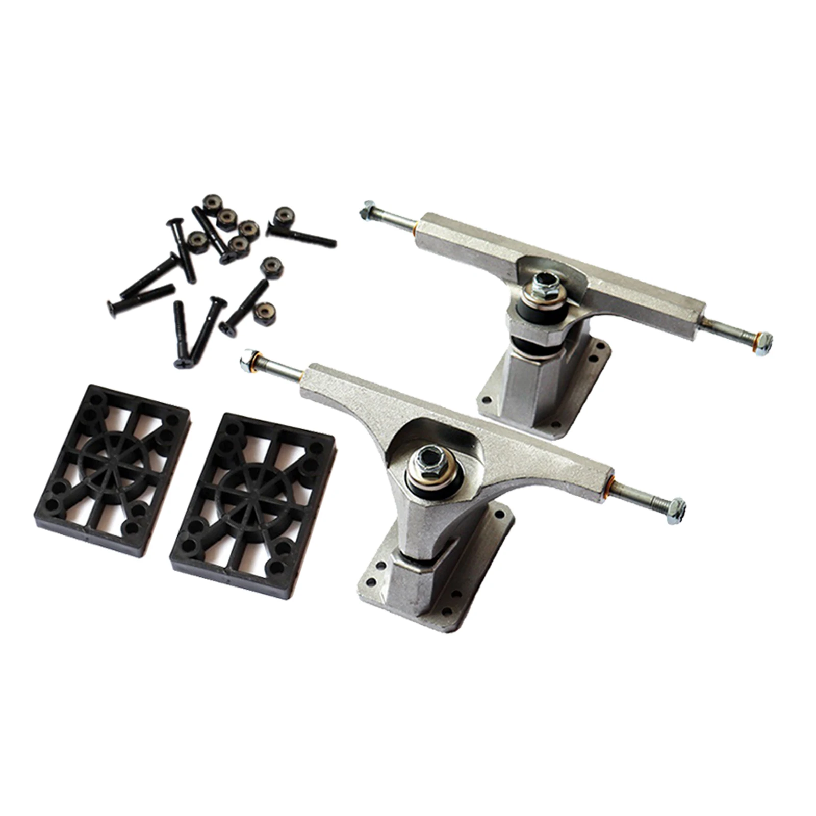 2 Pices Professional Skateboard Trucks High Quality Aluminum Alloy Bushing Skateboard Bracket Fit Single Board Longboard Decks
2 Pices Professional Skateboard Trucks High Quality Aluminum Alloy Bushing Skateboard Bracket Fit Single Board Longboard Decks