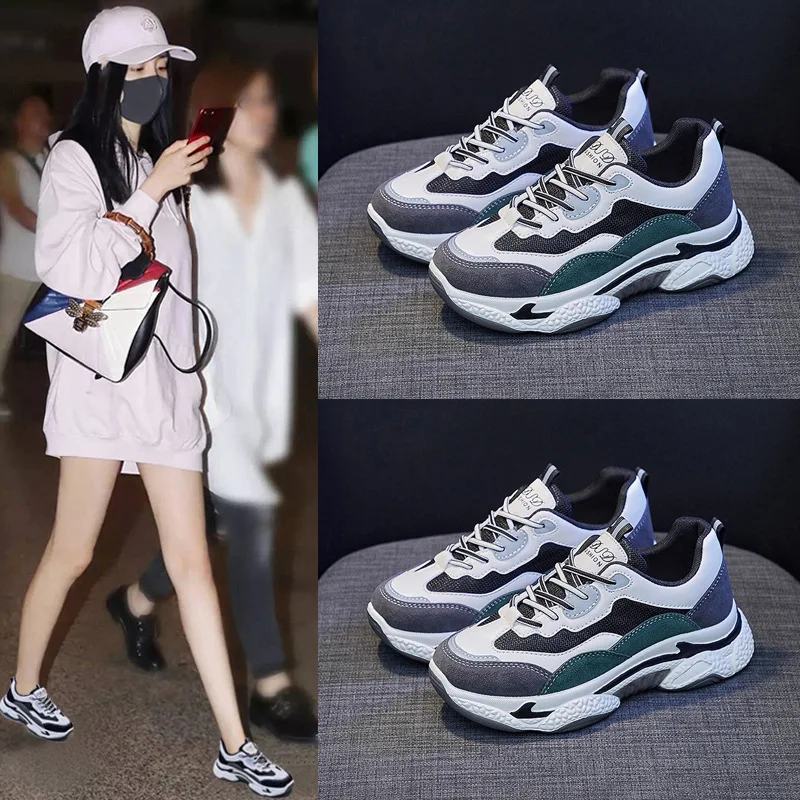 Fashion Korean version 2022 autumn/winter new style thick-soled increased leisure student sports shoes women
Fashion Korean version 2022 autumn/winter new style thick-soled increased leisure student sports shoes women