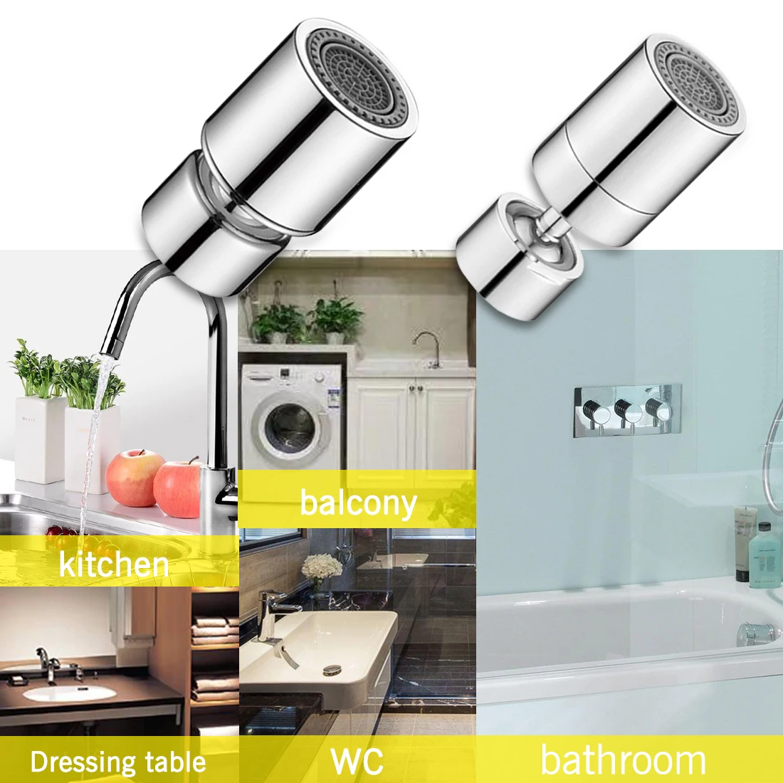 Faucet Sprayer 360 Rotatable Kitchen Faucet Sprayer Moveable Kitchen Tap Head Sink Sprayer Attachment Sink Nozzle for Kitchen
Faucet Sprayer 360 Rotatable Kitchen Faucet Sprayer Moveable Kitchen Tap Head Sink Sprayer Attachment Sink Nozzle for Kitchen