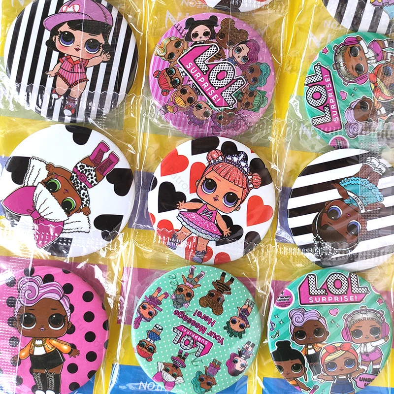 LOL Surprise Dolls Badge Birthday Party Decorations Kids Anime Figure Cartoon Badges for Clothes Party Dress Girls for Gifts
LOL Surprise Dolls Badge Birthday Party Decorations Kids Anime Figure Cartoon Badges for Clothes Party Dress Girls for Gifts