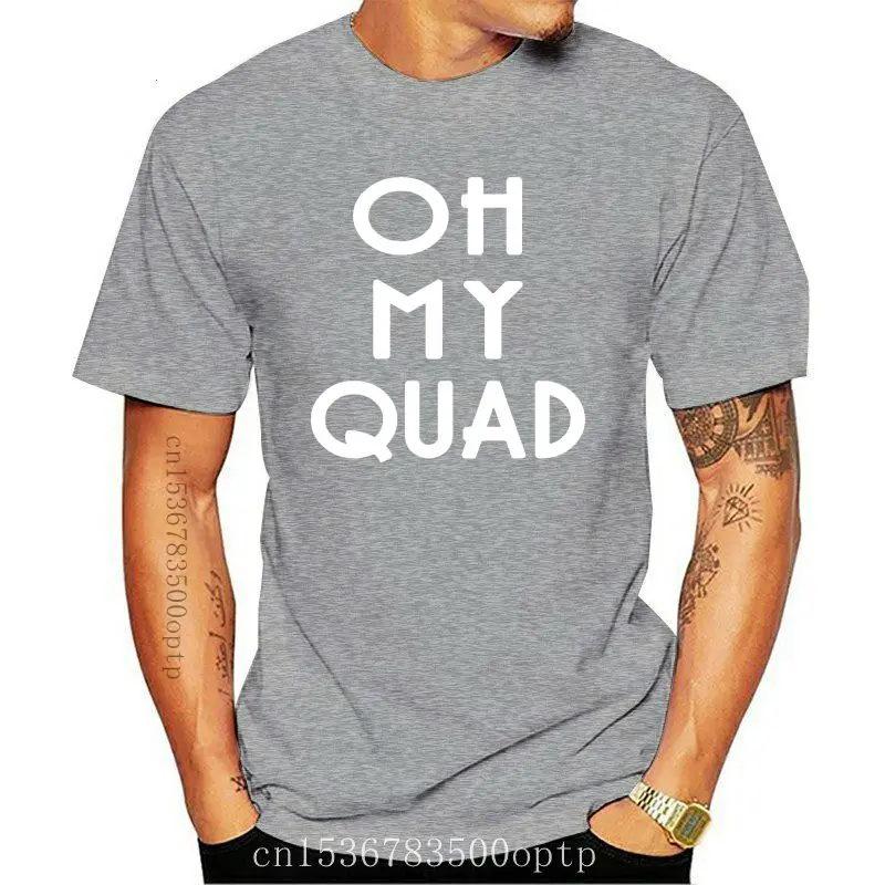 Женская футболка с принтом Oh my quad, хлопковая Повседневная забавная футболка для девушек и женщин, хипстерская футболка для живота, Прямая по...
Женская футболка с принтом Oh my quad, хлопковая Повседневная забавная футболка для девушек и женщин, хипстерская футболка для живота, Прямая по...