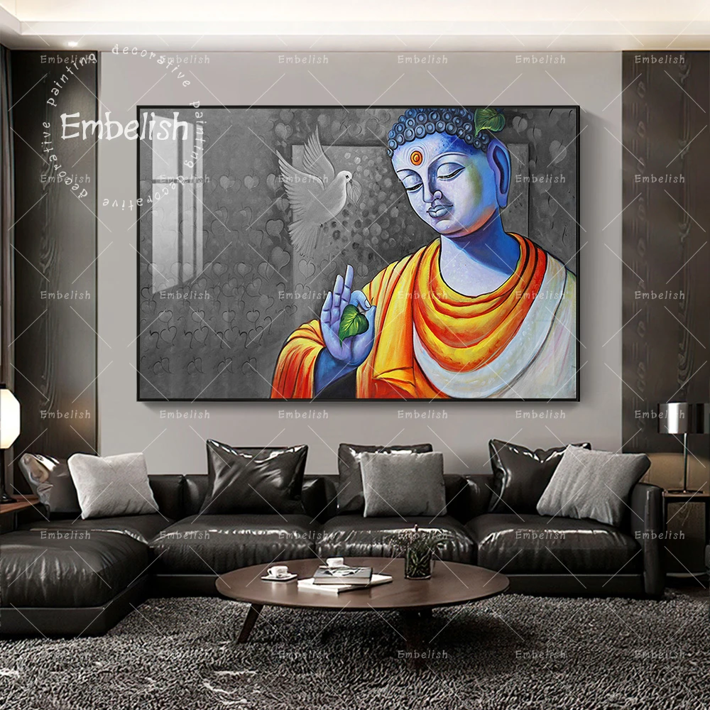 Lord God Buddha Statue HD Spray On Canvas Paintings For Living Room Modern Home Decor Pictures Wall Art Posters Artwork
Lord God Buddha Statue HD Spray On Canvas Paintings For Living Room Modern Home Decor Pictures Wall Art Posters Artwork