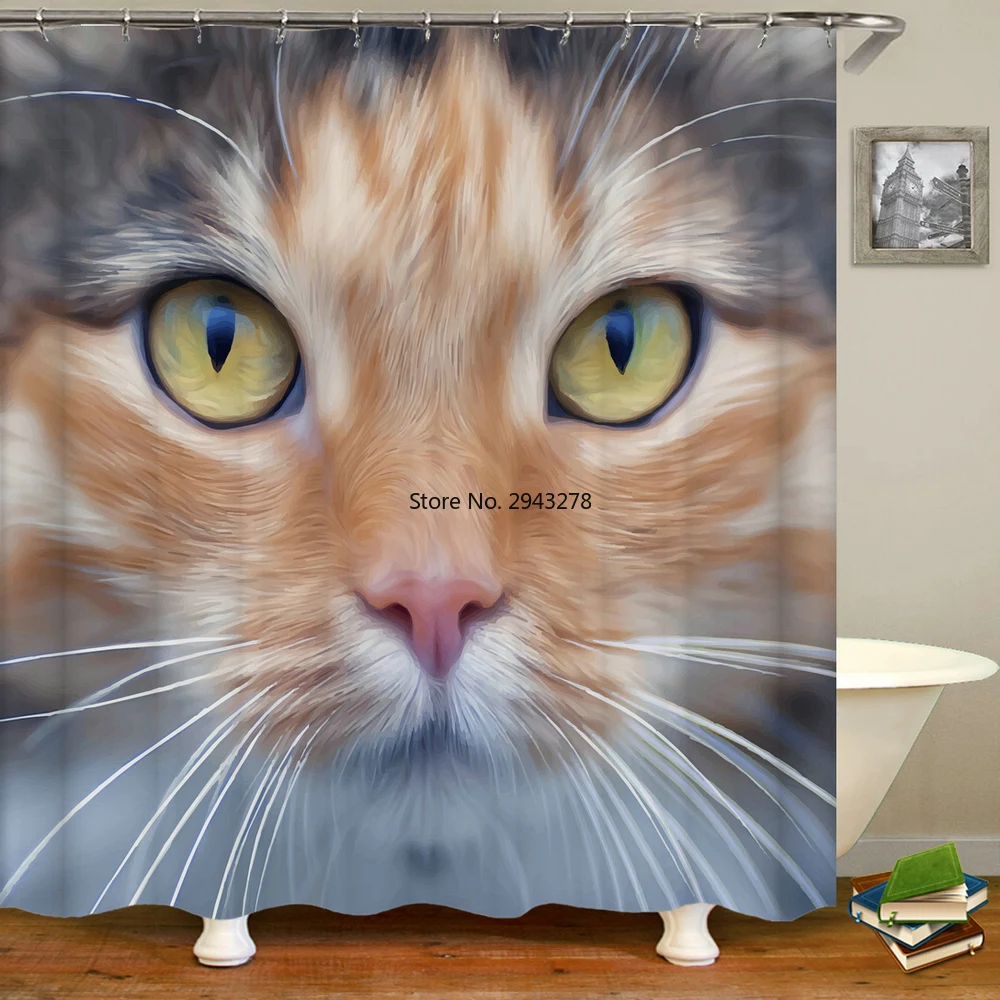 3D Animals lion Dinosaur Tiger Shower Curtains Waterproof Fabric Bath Screen Curtain Decoration Bathroom Printed Shower Curtain
3D Animals lion Dinosaur Tiger Shower Curtains Waterproof Fabric Bath Screen Curtain Decoration Bathroom Printed Shower Curtain