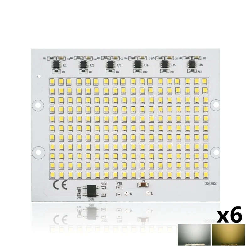 6pcs/lot LED Lamp Chip SMD2835 Beads 220V Input 10W 20W 30W 50W 100W DIY For Outdoor Floodlight Spotlight Cold White Warm White
6pcs/lot LED Lamp Chip SMD2835 Beads 220V Input 10W 20W 30W 50W 100W DIY For Outdoor Floodlight Spotlight Cold White Warm White