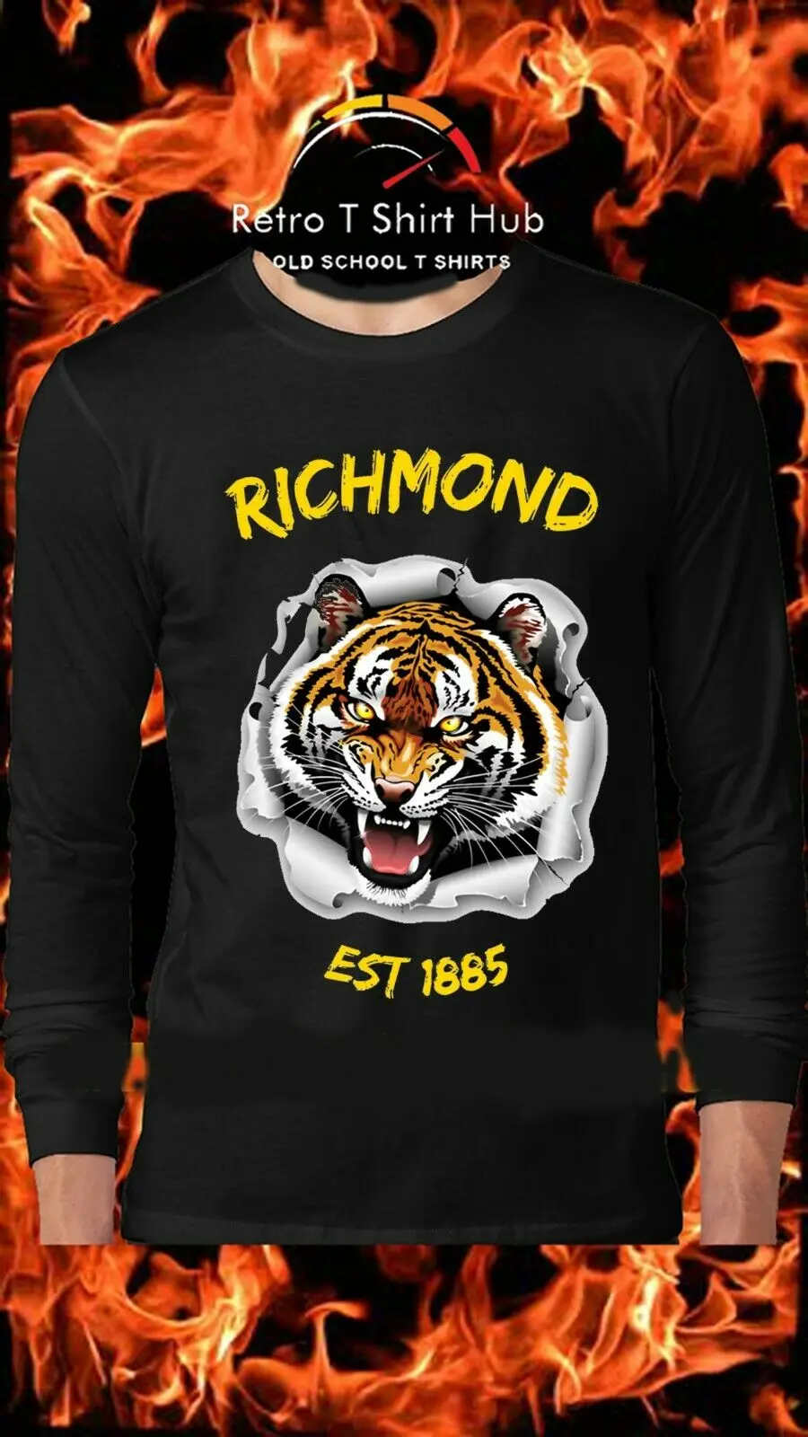 RICHMOND TIGERS 80 s FOOTBALL Retro Vintage MEN'S & WOMEN'S T SHIRT & SINGLET
RICHMOND TIGERS 80 s FOOTBALL Retro Vintage MEN'S & WOMEN'S T SHIRT & SINGLET