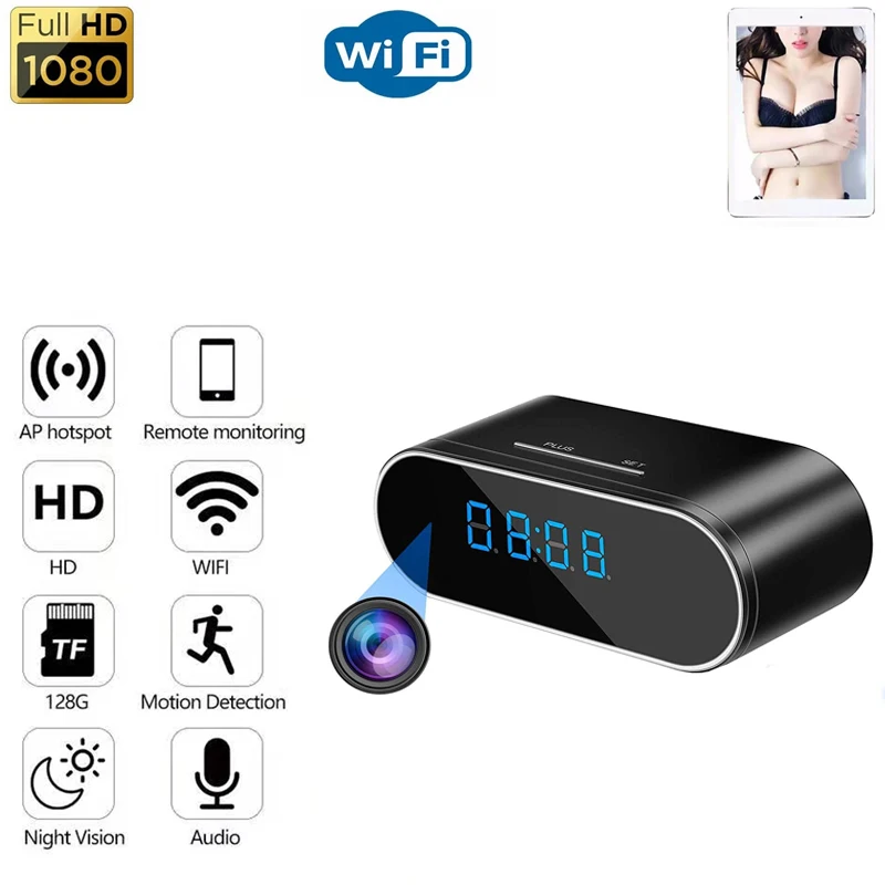 HD 1080P Wireless Wifi Clock Camera Wide Angle Concealed Night Vision Smart Home Security Surveillance Camera Remote Monitoring
HD 1080P Wireless Wifi Clock Camera Wide Angle Concealed Night Vision Smart Home Security Surveillance Camera Remote Monitoring