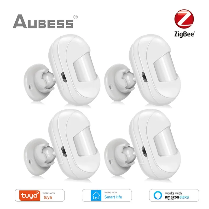 Смарт-детекторы Tuya Zigbee 3 0 инфракрасные детекторы датчик движения голосовое