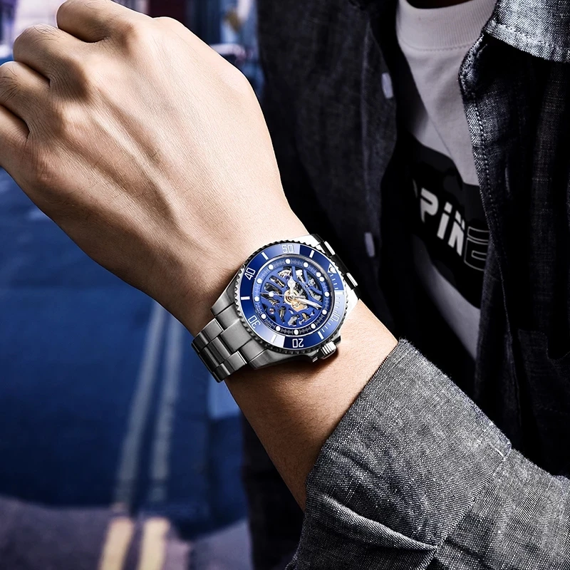 PAGANI DESIGN Men's Watches Sports Skeleton Mechanical Automatic 100M Waterproof Nylon Strap Black Watch Men Reloj Hombre 2021
PAGANI DESIGN Men's Watches Sports Skeleton Mechanical Automatic 100M Waterproof Nylon Strap Black Watch Men Reloj Hombre 2021