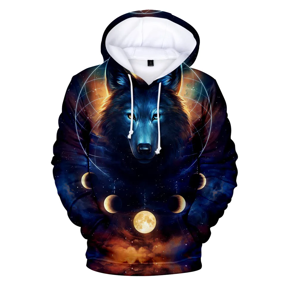 2020 New Personality Wolf 3D Printed Hoodies Men Women Boys Shinning Wolf Hoodie Sweatshirts Fashion Harajuku Clothing
2020 New Personality Wolf 3D Printed Hoodies Men Women Boys Shinning Wolf Hoodie Sweatshirts Fashion Harajuku Clothing