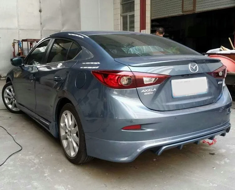 Подходит для 3 Mazda Axela Oncosella с тремя отделениями, объемная передняя планка, задняя боковая юбка губ
Подходит для 3 Mazda Axela Oncosella с тремя отделениями, объемная передняя планка, задняя боковая юбка губ