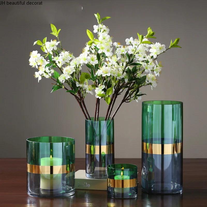 Light Luxury Transparent Glass Vase Living Room Dried Flower Flower Arrangement Decoration Countertop Vase Home Decoration
Light Luxury Transparent Glass Vase Living Room Dried Flower Flower Arrangement Decoration Countertop Vase Home Decoration