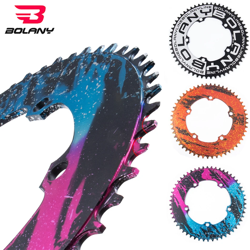 BOLANY 130BCD Cycling Chain Wheel 8 9 10 11 Speed 54T 56T for Folding Bike Road Bicycle Aluminum Alloy Colorful Crank Tooth
BOLANY 130BCD Cycling Chain Wheel 8 9 10 11 Speed 54T 56T for Folding Bike Road Bicycle Aluminum Alloy Colorful Crank Tooth