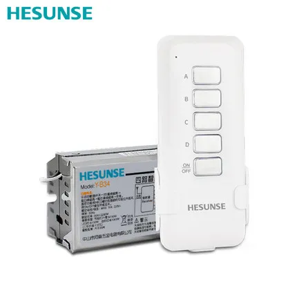 Free Shipping Y-B34 220V&110V Four Ways Wireless RF Remote Control ON/OFF Switch
Free Shipping Y-B34 220V&110V Four Ways Wireless RF Remote Control ON/OFF Switch