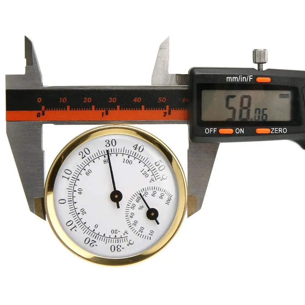 Бытовой мини-термометр из алюминиевого сплава настенный Измеритель температуры
