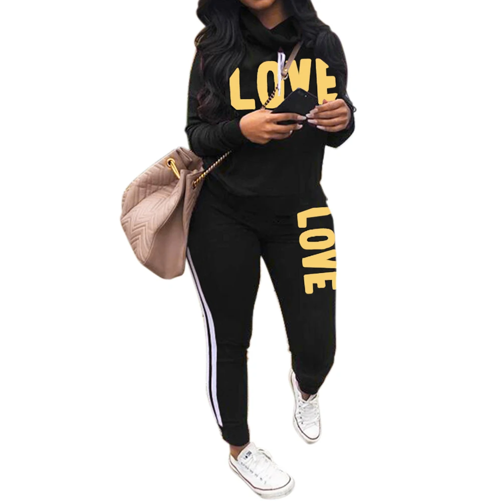 Sale Letter Women's Set 2 Piece Tracksuit Sweatshirt+Jogger Pants Set Female 2021 Spring Casual Sports Fitness Sweatsuit D30
Sale Letter Women's Set 2 Piece Tracksuit Sweatshirt+Jogger Pants Set Female 2021 Spring Casual Sports Fitness Sweatsuit D30