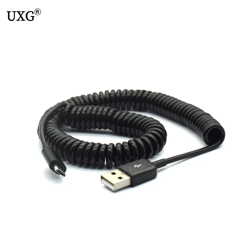 Пружинный кабель Micro USB для SAMSUNG 2A быстрой зарядки и передачи данных 2 0 зарядное