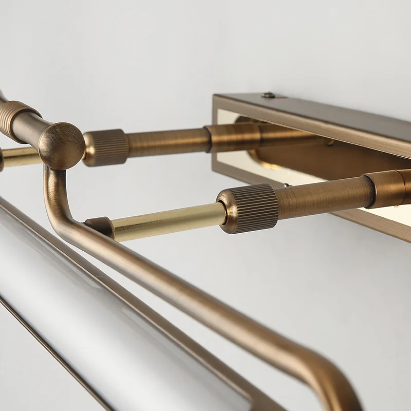 Retro American mirror front lamp hotel bar restaurant make-up light stretchable bathroom light bronze
Retro American mirror front lamp hotel bar restaurant make-up light stretchable bathroom light bronze