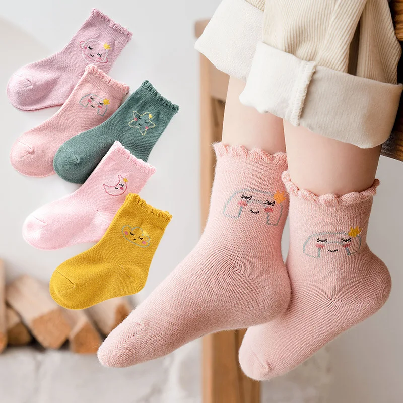 5 Pairs/Lot 1-12Y Kids Cotton Socks Boy Girl Baby Cute Cartoon Fashion Soft Warm Short Socks Set For Autumn Winter Children Gift
5 Pairs/Lot 1-12Y Kids Cotton Socks Boy Girl Baby Cute Cartoon Fashion Soft Warm Short Socks Set For Autumn Winter Children Gift