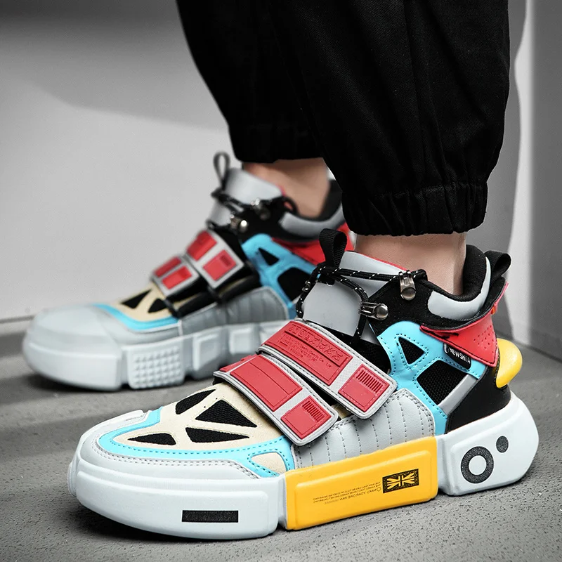 Men's Casual Shoes Fashion Outdoor Sneakers for Men High Top Flat Trend Non-slip High Quality Leisure Shoes Breathable Sneakers
Men's Casual Shoes Fashion Outdoor Sneakers for Men High Top Flat Trend Non-slip High Quality Leisure Shoes Breathable Sneakers