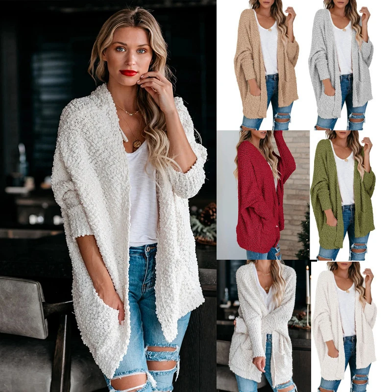WOHUADI V Neck Knitted Oversized Female Cardigan Winter Women Clothes Sweater coat Autumn Loose Cardigan Jacket Big Size XXL
WOHUADI V Neck Knitted Oversized Female Cardigan Winter Women Clothes Sweater coat Autumn Loose Cardigan Jacket Big Size XXL
