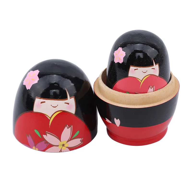 Five-layer Japanese Girl Russian Set Doll Puzzle Wooden Toy Craft Gift Home Decoration Decoration Traditional Girl Russian Doll
Five-layer Japanese Girl Russian Set Doll Puzzle Wooden Toy Craft Gift Home Decoration Decoration Traditional Girl Russian Doll