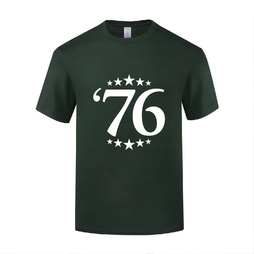 Funny 76 Patriotic America USA 4th of July Cotton T Shirt Printed Men O-Neck Summer Short Sleeve Tshirts Letter Tees
Funny 76 Patriotic America USA 4th of July Cotton T Shirt Printed Men O-Neck Summer Short Sleeve Tshirts Letter Tees