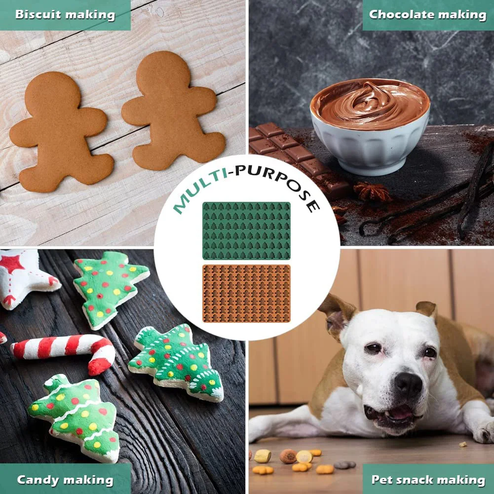 Biscuit Molds Reusable Silicone Xmas Tree Gingerbread Man Shape Molds for Hard Candy Chocolate Cookie Baking DIY Tools
Biscuit Molds Reusable Silicone Xmas Tree Gingerbread Man Shape Molds for Hard Candy Chocolate Cookie Baking DIY Tools