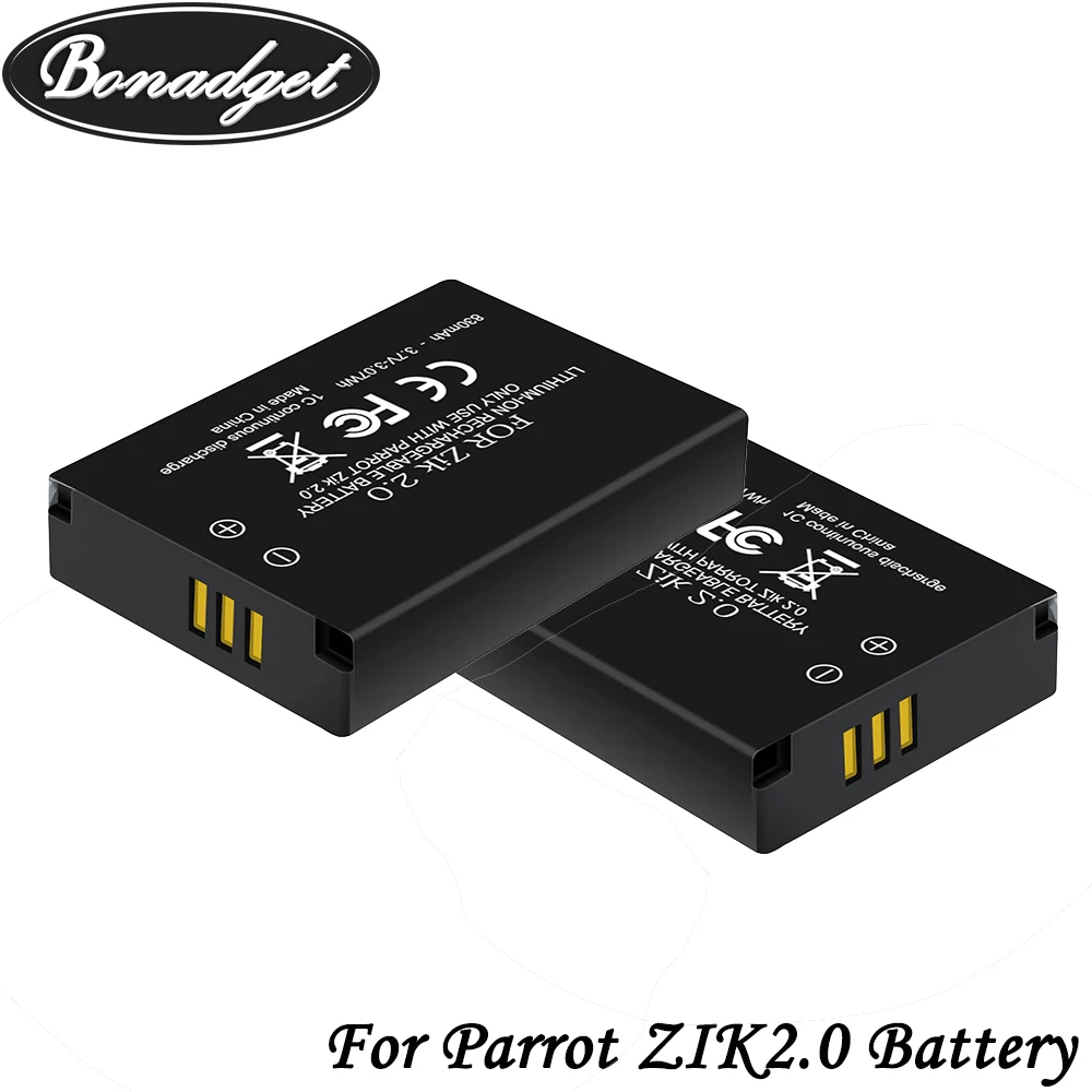 Bonadget 2pack Replacement 3.7v Li-ion 830mAh For Parrot Zik 2.0 3.0 Wireless Bluetooth Headset MCELE00254 MH46671 Battery | Электроника