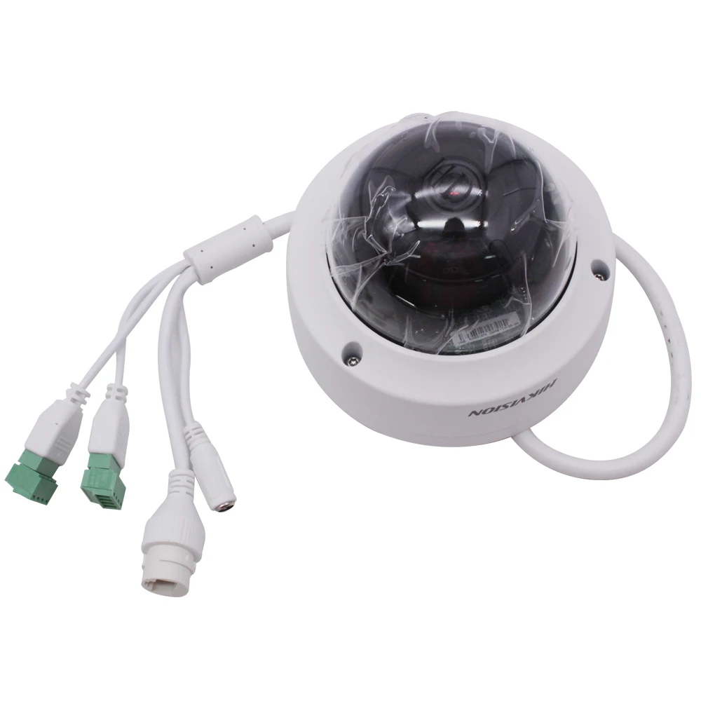 Купольная камера видеонаблюдения Hikvision POE 8 Мп H.265 встроенный аудио интерфейс SD |