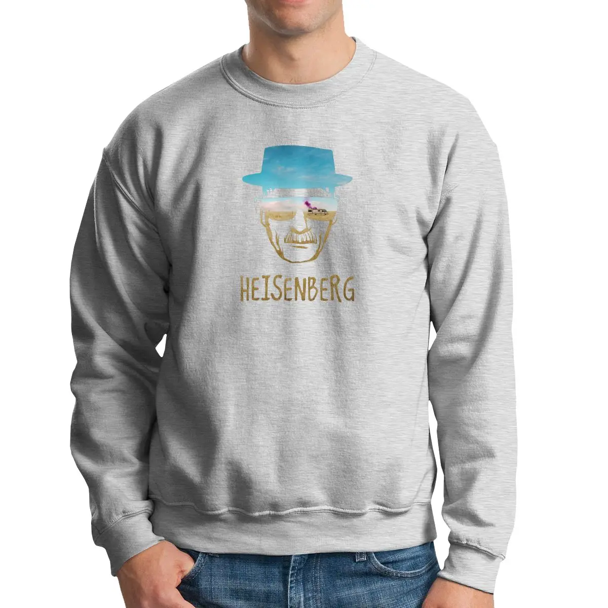Мужские толстовки Heisenberg Breaking Bad свитшот с длинным рукавом популярный пуловер из