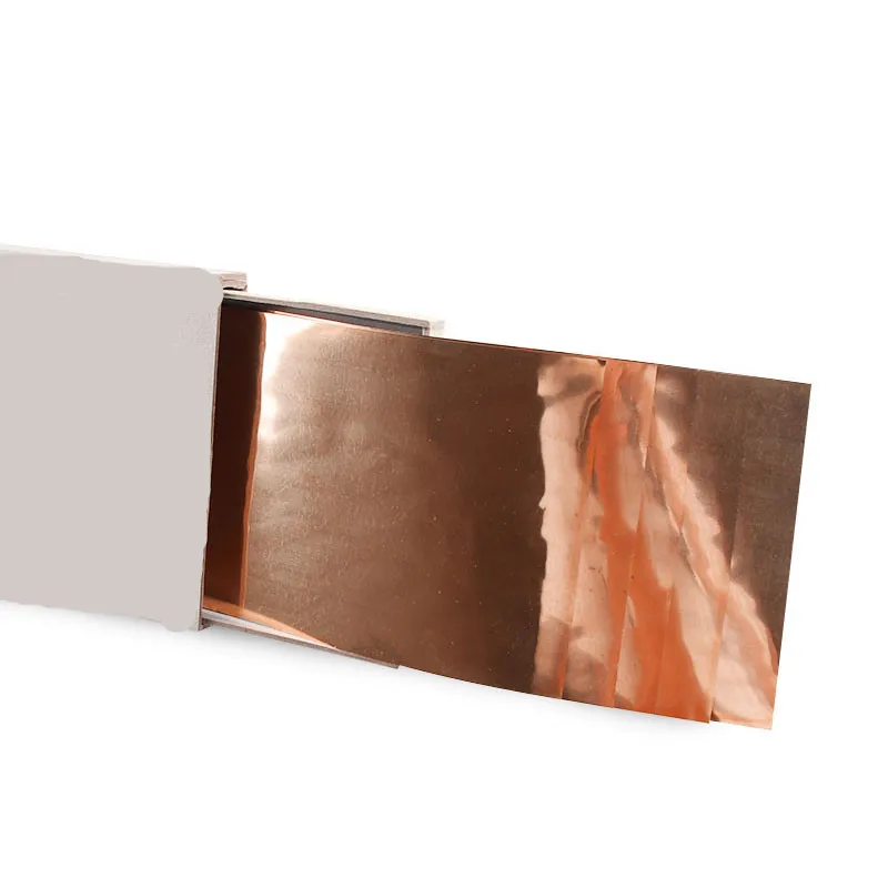 T2 Pure Copper Shim Copper Piece Pure Copper Sheet Red Copper Sheet Copper Foil Copper Sheet Copper Boxed Shim 0.01mm-1.0mm 5 Pc 
T2 Pure Copper Shim Copper Piece Pure Copper Sheet Red Copper Sheet Copper Foil Copper Sheet Copper Boxed Shim 0.01mm-1.0mm 5 Pc