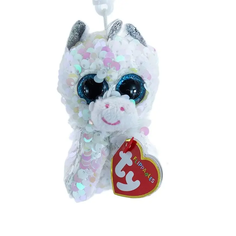 Новинка Ty Beanie Boos с большими глазами 6 дюймов 15 см мигающий серебряный единорог Исцеляющие плюшевые куклы Коллекционная мягкая игрушка подар... 
Новинка Ty Beanie Boos с большими глазами 6 дюймов 15 см мигающий серебряный единорог Исцеляющие плюшевые куклы Коллекционная мягкая игрушка подар...